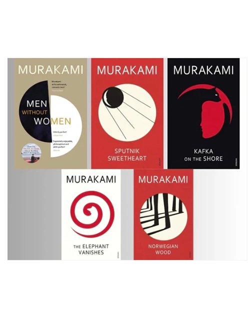 Haruki Murakami 5-Book Collection Set | Men Without Women Norwegian Wood What I Talk About When I Talk About Running