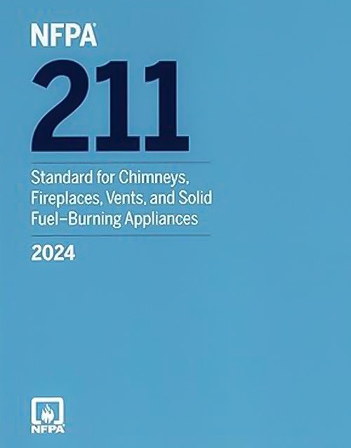 NFPA 211, Standard for Chimneys, Fireplaces, Vents and Solid Fuel-Burning Appliances, 2024 Edition Paperback ISBN-978-1455930579