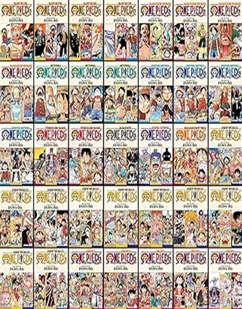 One Piece Omnibus Series Set (35 Books), Complete Manga Collection, by Eiichiro Oda (35 volumes, comprising One Piece Volumes 1-105)