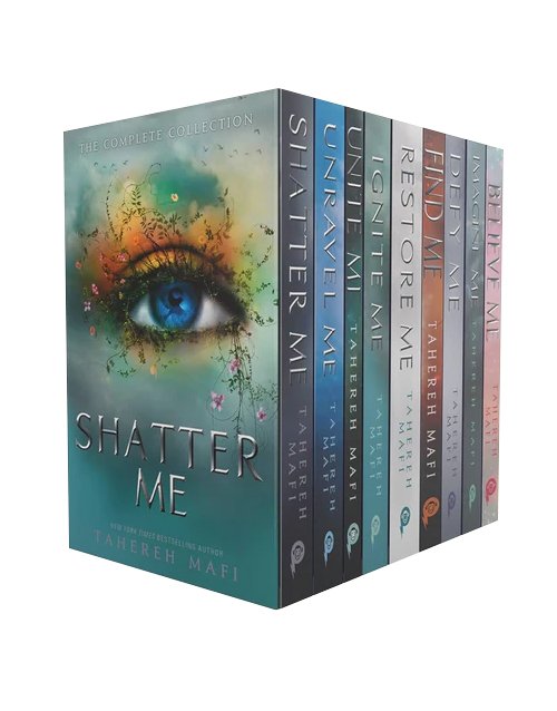 Shatter Me Series Collection 9 Books Set By Tahereh Mafi(Unite Me, Believe Me, Imagine Me, Find Me, Unravel Me, Unravel Me, Defy Me, Restore Me, Ignite Me) Paperback