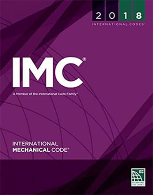 2018 International Mechanical Code (IMC Code): ISBN 9781609837228