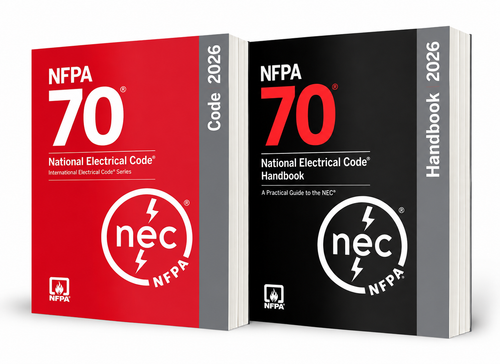 NFPA 70 National Electrical Code (NEC) 2026 + NFPA 70 National Electrical Code Handbook 2026 Combo