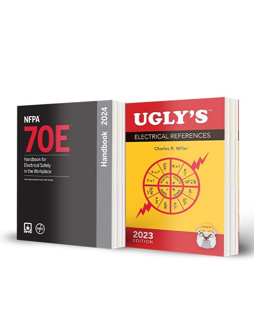 Ugly’s Electrical References 2023 Edition + NFPA 70E Handbook 2024 Edition Combo